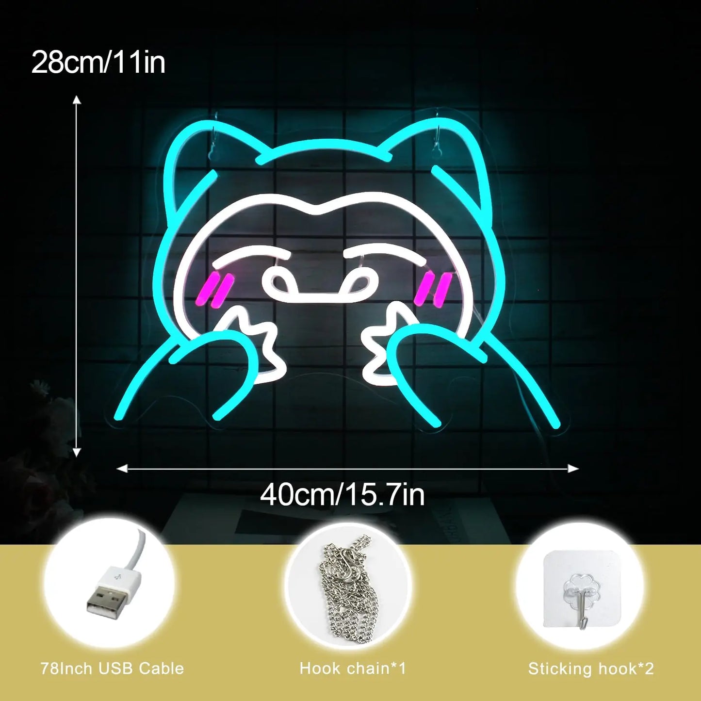 Lampa LED Pokemon Snorlax